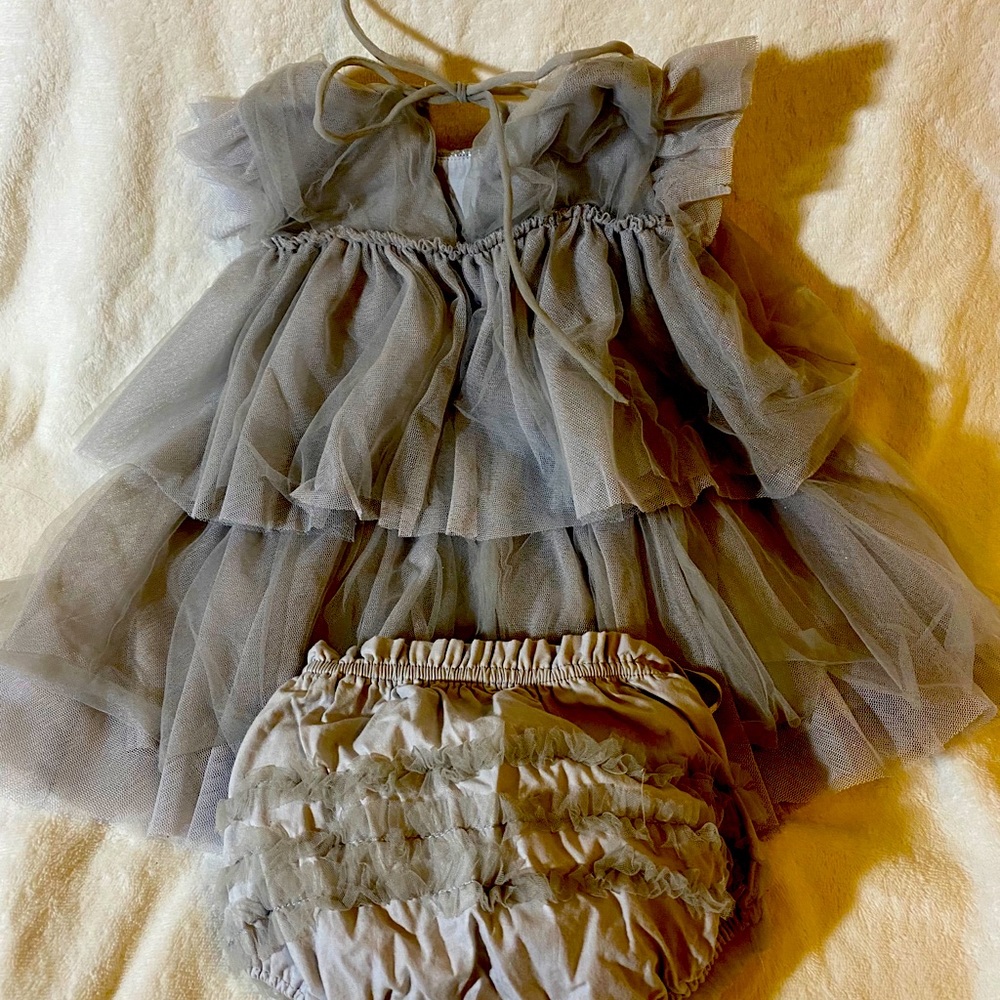Used Baby Girl Dress by Luna Luna Collection 2PC
